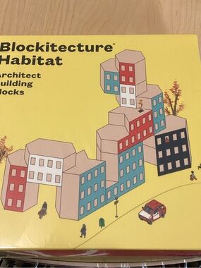 Areaware Blockitecture Habitat, Architect Building Blocks Wood Age 6+ New In Box